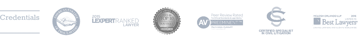 award labels - Mcleash Orlando Critical Injury Lawyers