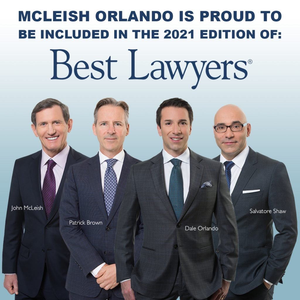 2021 Best Lawyers® List | McLeish Orlando Personal Injury Lawyers