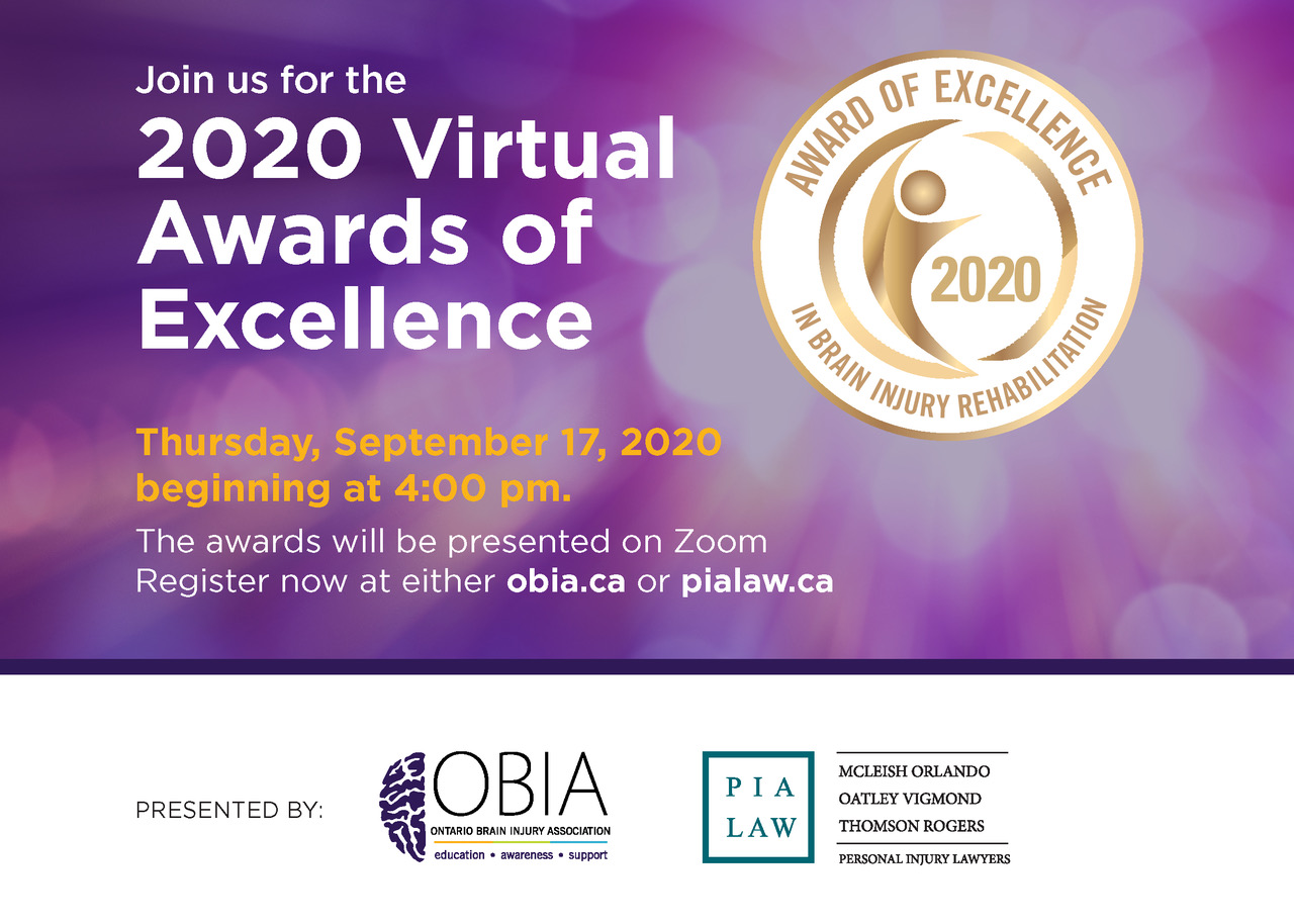 2020 Awards of Excellence in Brain Injury Rehabilitation McLeish