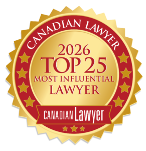 Patrick Brown Named Top 25 Most Influential Lawyers in Canada 1 CL Top 25 Most Influential Lawyers 2026 Winner